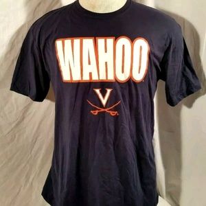 UVA Cavaliers wahoo e5 graphic tee mens xl (C5S)